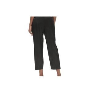 Gap Girlfriend Cropped Black Satin Sz 14 R Pant Dark Academia Contemporary